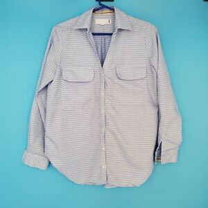 Good Company Top Size Medium Button Up 3/4 Sleeve